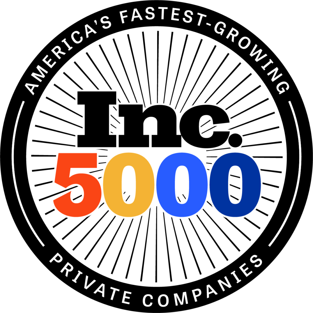 Inc. 5000 Top Fastest Growing Private Companies List Seal