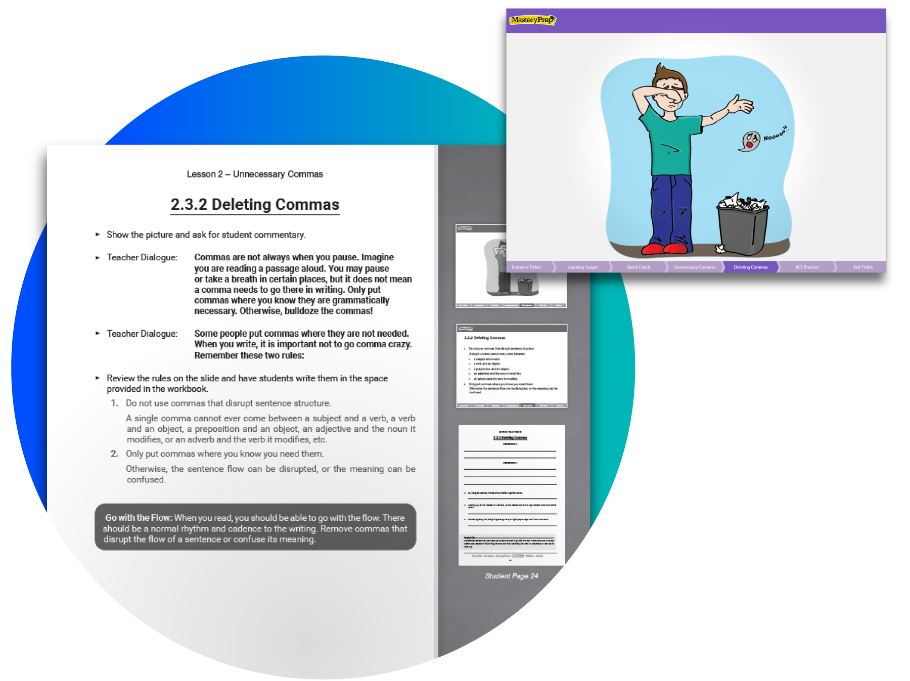 Mastery for the ACT Deleting Commas Lesson Snippet